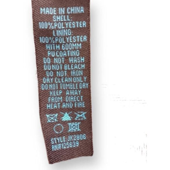 YOKI GIRLS CREAM & BROWN FAUX FUR HOODED JACKET W/POM POMS SZ.M GUC - Picture 8 of 8